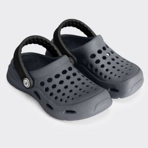 Kids Joybees Dylan Slip-on Sandal Shoes Charcoal